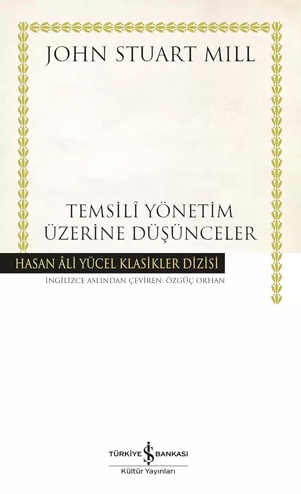 Temsilî Yönetim Üzerine Düşünceler cover image