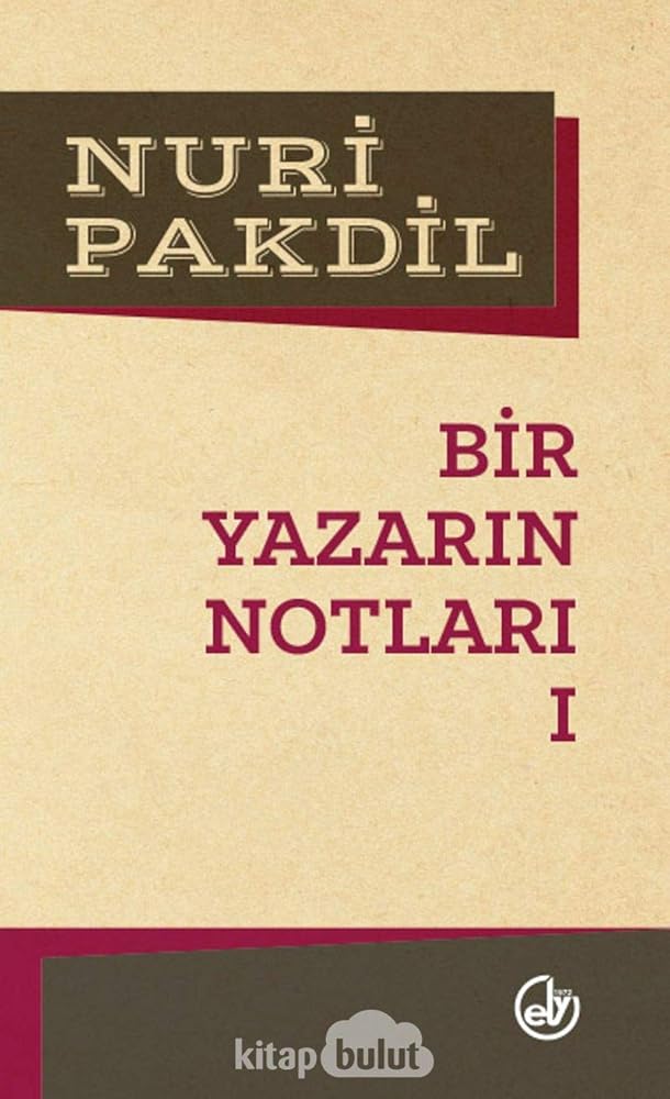 Bir Yazarin Notlari 1 cover image