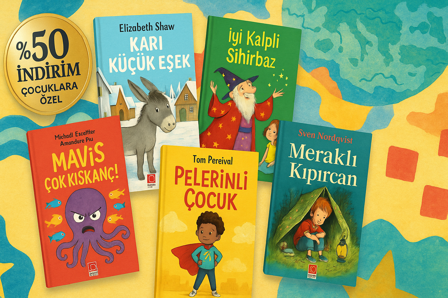 badge resmin dışında kitap kapaklarının hepsine simge kitap logosu tasarla ekle